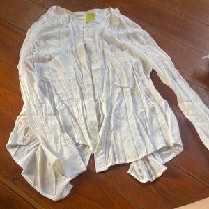 Maeve button down white shirt never worn